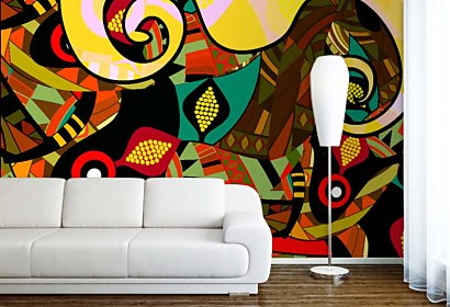 Fototapety Farebné - Art shapes 4469