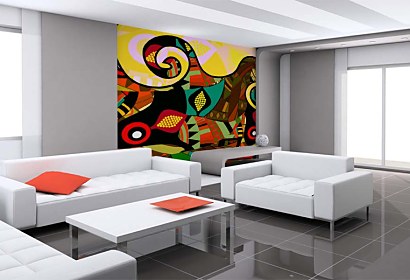 Fototapety Farebné - Art shapes 4469