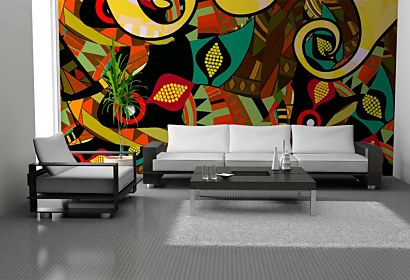 Fototapety Farebné - Art shapes 4469