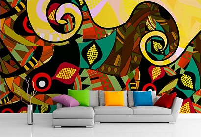 Fototapety Farebné - Art shapes 4469