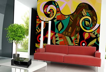 Fototapety Farebné - Art shapes 4469