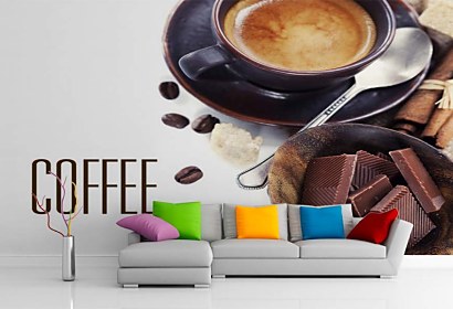coffee - fototapeta vinylová