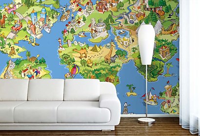 Fototapeta - Detská mapa 6066