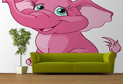 Fototapeta Pink Elephant 4577