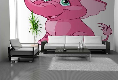 Fototapeta Pink Elephant 4577