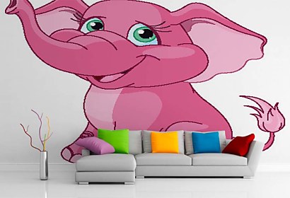 Fototapeta Pink Elephant 4577