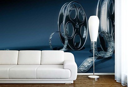 fototapeta - filmové kotúče