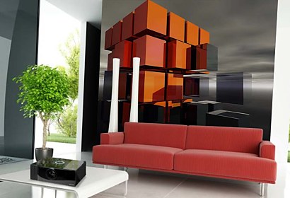 tapety 3d abstrakty na stenu