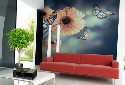 Fototapeta Flowers and Butterflies 4637