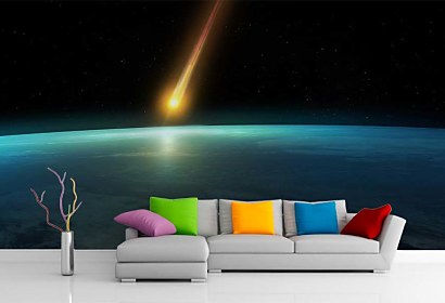 fototapety vesmír - meteor