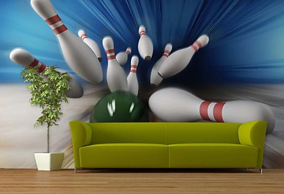 fototapeta - bowling game