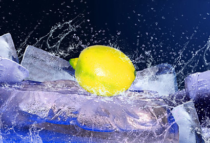 Fototapeta na kuchynskú linku - Ice Lemon 383