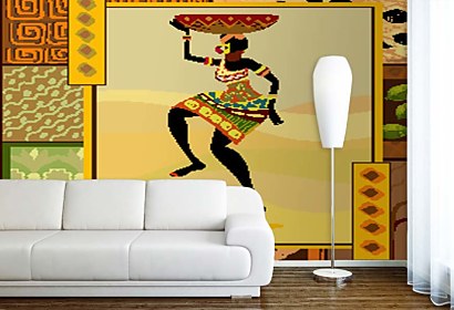 africký motív - fototapeta