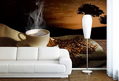 fototapeta cupf of coffee na mieru