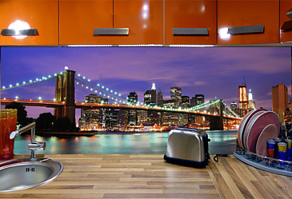 Pohľad na Brooklynský most - Fototapeta 24142