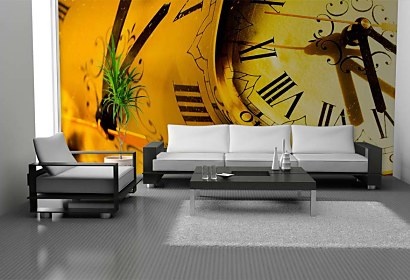 Tapeta Retro - Clock 6864