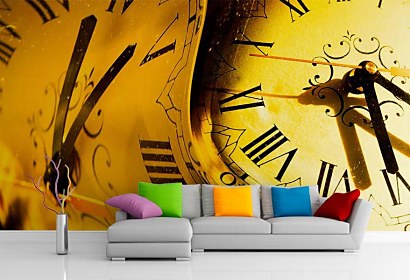 Tapeta Retro - Clock 6864