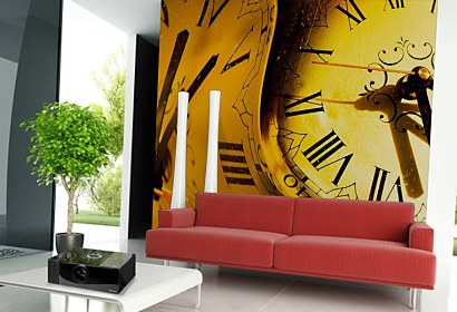 Tapeta Retro - Clock 6864