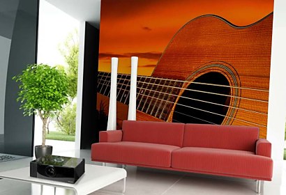 fototapety hudobné nástroje - gitara