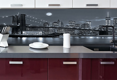 Živé tapety na zástenu - Black and White New York City 28051