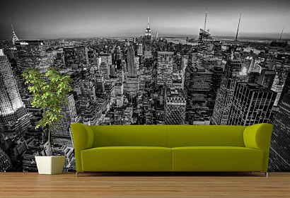 Tapeta New York Black White 29376