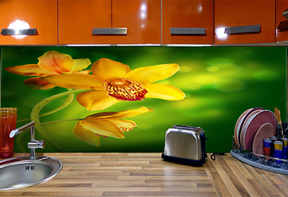 Fototapeta zástena - Žltá orchidea 4679