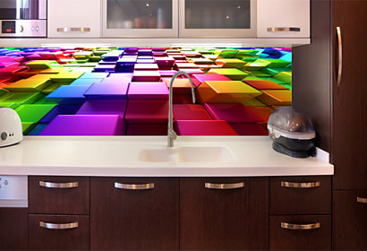 3d cube background - Fototapeta 24302