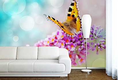 Tapeta Flower Butterfly 29195