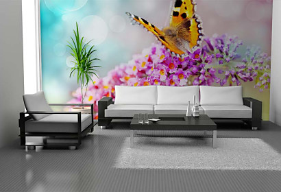 Tapeta Flower Butterfly 29195