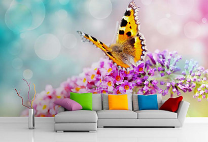 Tapeta Flower Butterfly 29195