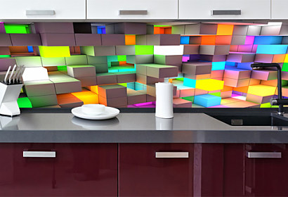 Cubes wall - Fototapeta 28070
