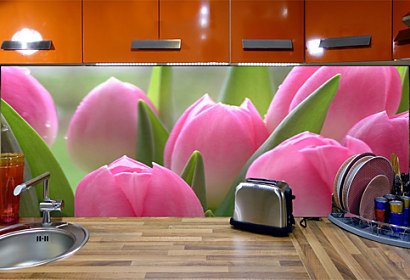 Fototapeta zástena - Ružové tulipány 86