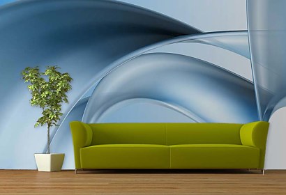 blue wave - fototapeta