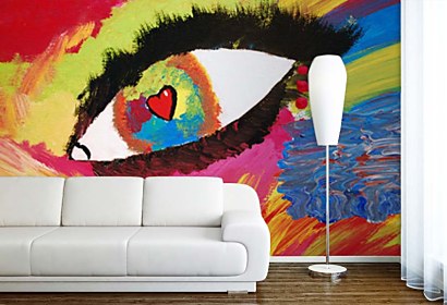 Fototapeta Abstract eye background 24099