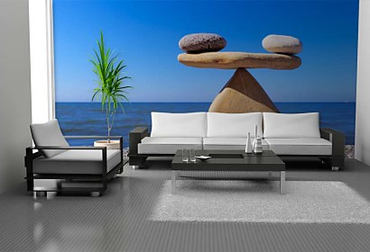 Fototapeta Zen Stones and Sea 24097