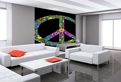Retro Fototapeta - Peace 4602