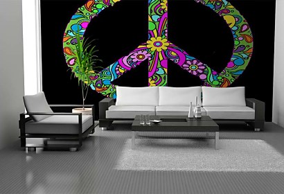 Retro Fototapeta - Peace 4602