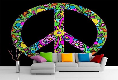 Retro Fototapeta - Peace 4602