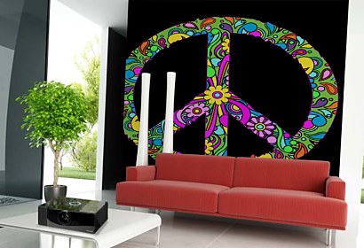 Retro Fototapeta - Peace 4602