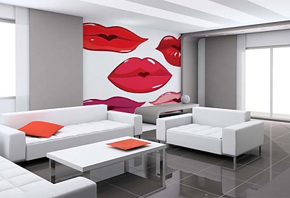 tapeta red lips na mieru
