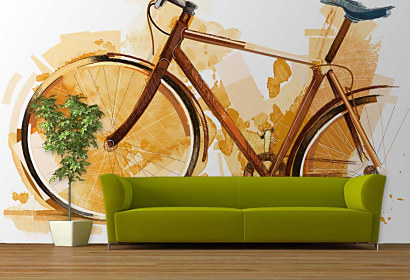 Retro tapeta Bicykel 29315