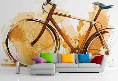 Retro tapeta Bicykel 29315
