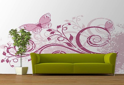 fototapeta na stenu Floral abstraction