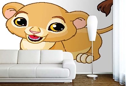Fototapeta Levie mláďa 5237
