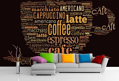 fototapeta s nápisom coffee