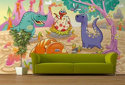 Fototapeta Happy Dinosaur Illustration 24234