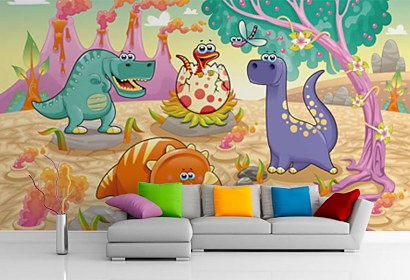Fototapeta Happy Dinosaur Illustration 24234