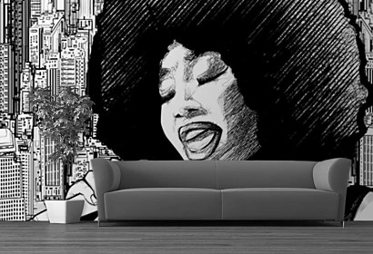 Fototapeta Jazz singer 24345