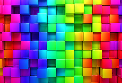 Virtual 3d space - Fototapeta 3315