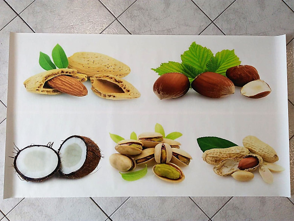 Zľava 60% - Vinylová tapeta Orechy 120x70cm ( 386 )